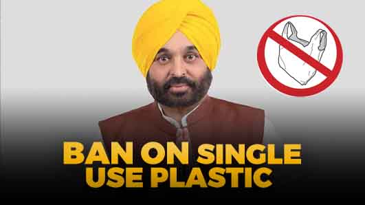 Punjab government announced ban on single use plastic