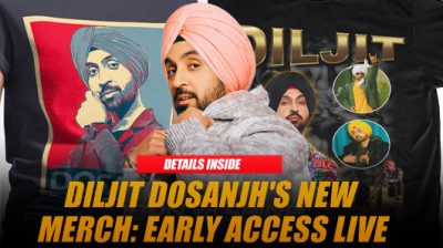 "Diljit Dosanjh Prepares to Unveil Official Merch: Early Birds Get Exclusive Access