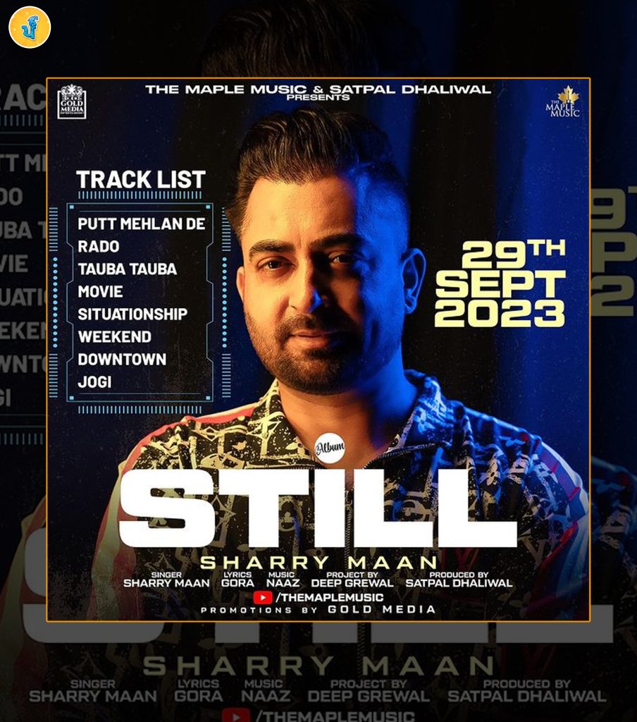 Sharry Mann Unveils 8-Song Tracklist for Upcoming Album 'Still' – Launching This September