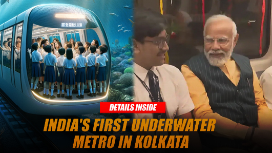 Indias first underwater metro in Kolkata
