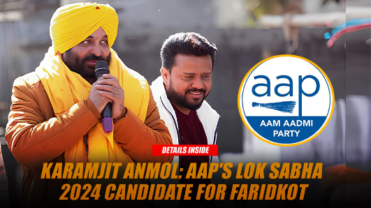 Karamjit Anmol AAPs Lok Sabha 2024 Candidate for Faridko