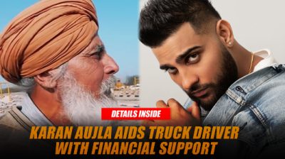 Karan Aujla aids injured truck driver with financial support.